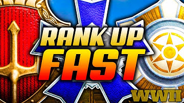 HOW TO RANK UP FAST In COD: WW2! PRESTIGE FASTER IN WW2 (WW2 MULTIPLAYER TIPS)