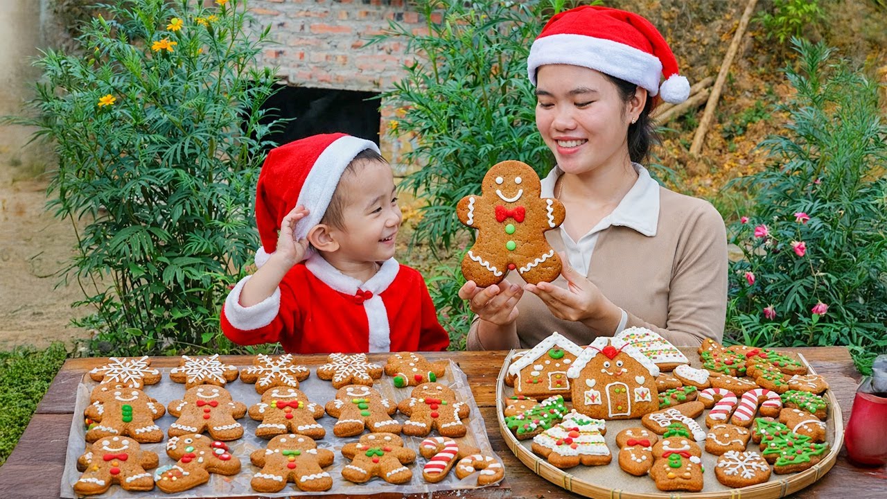 How to Make Delicious Christmas Cookies to Sell at the Market - Merry Christmas | Trieu Thi Thuy