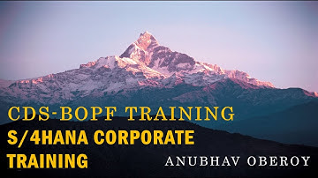 Corporate Training on S/4HANA, CDS Views, AMDP, BOPF, RAP, OData, BAS, Fiori, UI5, Security, SAC,BTP