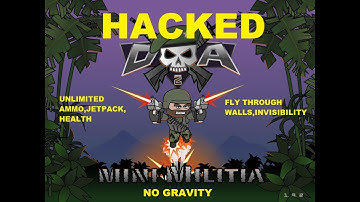 Doodle army 2: Mini Militia hack,NEW-*fly through walls,invisible*,  pro pack, unlimited health