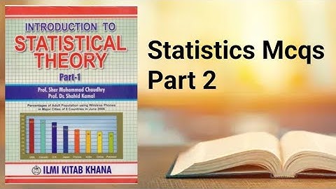 Statistics mcqs part 2