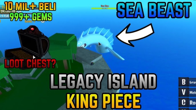 King Legacy Map - Islands & Seas 