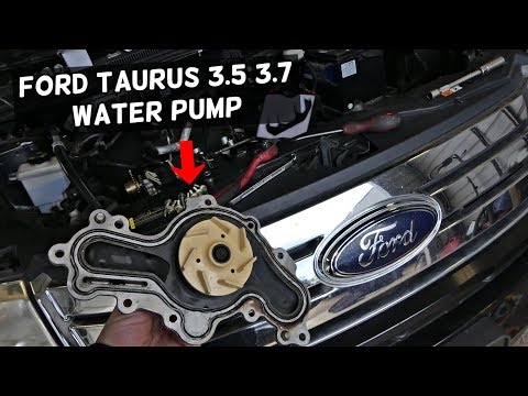 FORD TAURUS 3.5 V6 WATER PUMP LOCATION REPLACEMENT EXPLAINED