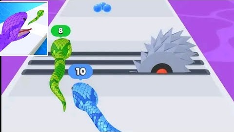 Snake Run Race ~ Gameplay Walkthrough Android iOS (level 15-16)