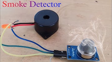 How To Make Smoke Detector Alarm  🚬