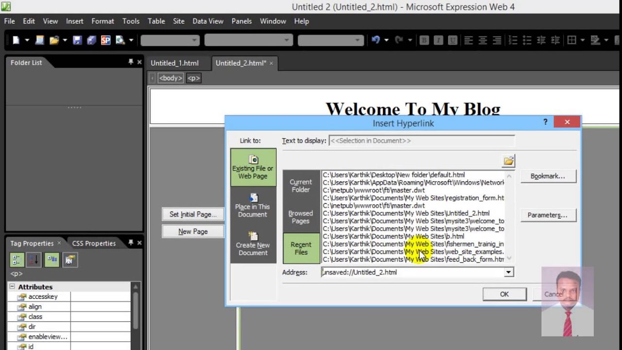 microsoft web expression 4 insert interactive buttons