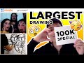 THE LARGEST DRAWING on Omegle "100K SPECIAL" | rooneyojr