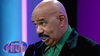 STEVE HARVEY TRIES HIS BEST But What&#39;s On Someone&#39;s Plate At SHISANYAMA? Family Feud South Africa
