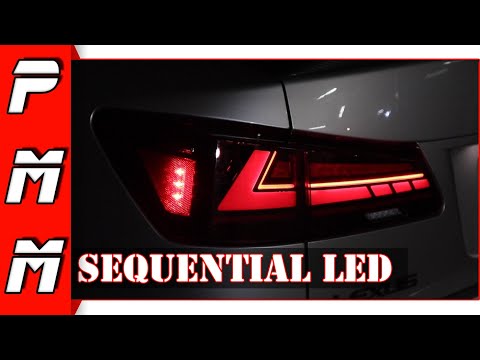 These new sequential LED tail lights are SICK! ARCHAIC LED Tail Lights LEXUS IS250/IS300/IS350/ISF