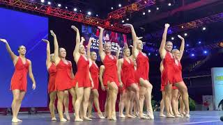 Floor View of 2022 Jazz National Champions The Ohio State University Dance Team