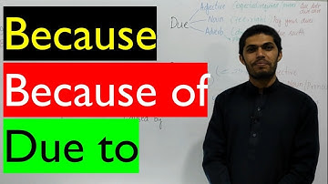 21. Use of because, Because of, Due, Due to | Daily use English sentences | English grammar