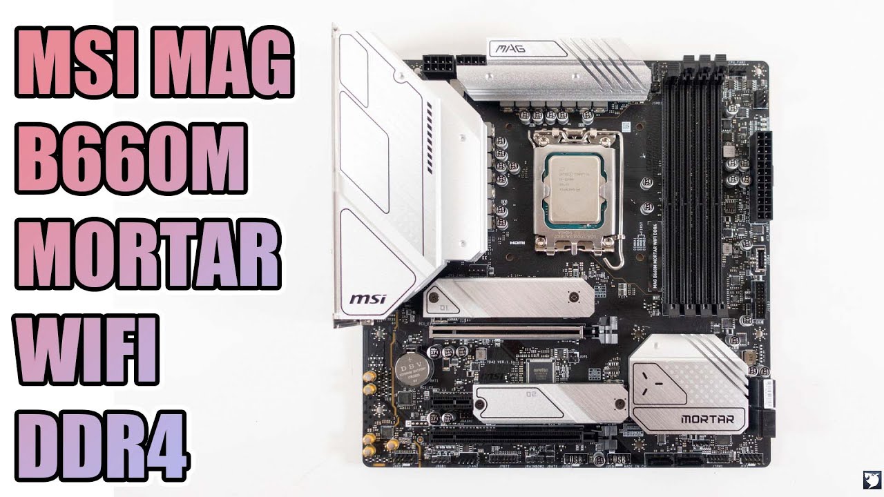 MSI MAG B660 Tomahawk WiFi DDR4 Gaming Motherboard (ATX, 12th Gen Intel  Core, LGA 1700 Socket, DDR4, PCIe 4, 2.5G LAN, M.2 Slots, Wi-Fi 6)