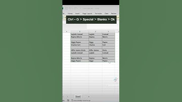 How to remove blank rows in Ms Excel #excel #shorts #reels #viral #trending #exceltech #excelworld