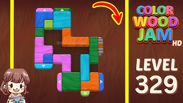Color Wood Jam Level 329 Solution Walkthrough