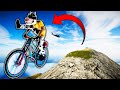 BIKING OFF A MOUNTAIN IN ZERO GRAVITY! (Descenders)