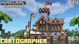 Cartographer : How to Build a Village - Let's Play Minecraft 1.16 Survival - Episode 44