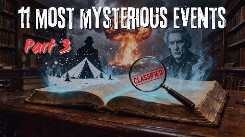 11 Most Mysterious Events in History! Part 3