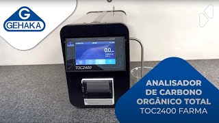 Analisador de carbono orgânico total TOC2400 FARMA (uso em laboratório)