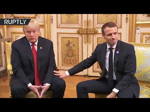 Bromance still alive? Trump receives ‘touching’ welcome at Elysee Palace