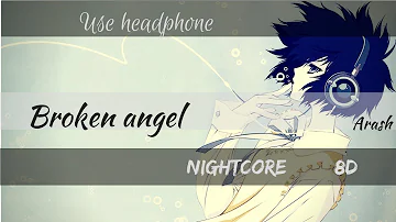 "  8D Nightcore  "  I am so lonely broken angel