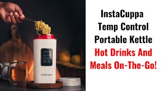 InstaCuppa Portable Kettle With Temperature Control - Hot Brews & Quick Meals on the Go! 🍳☕🚗