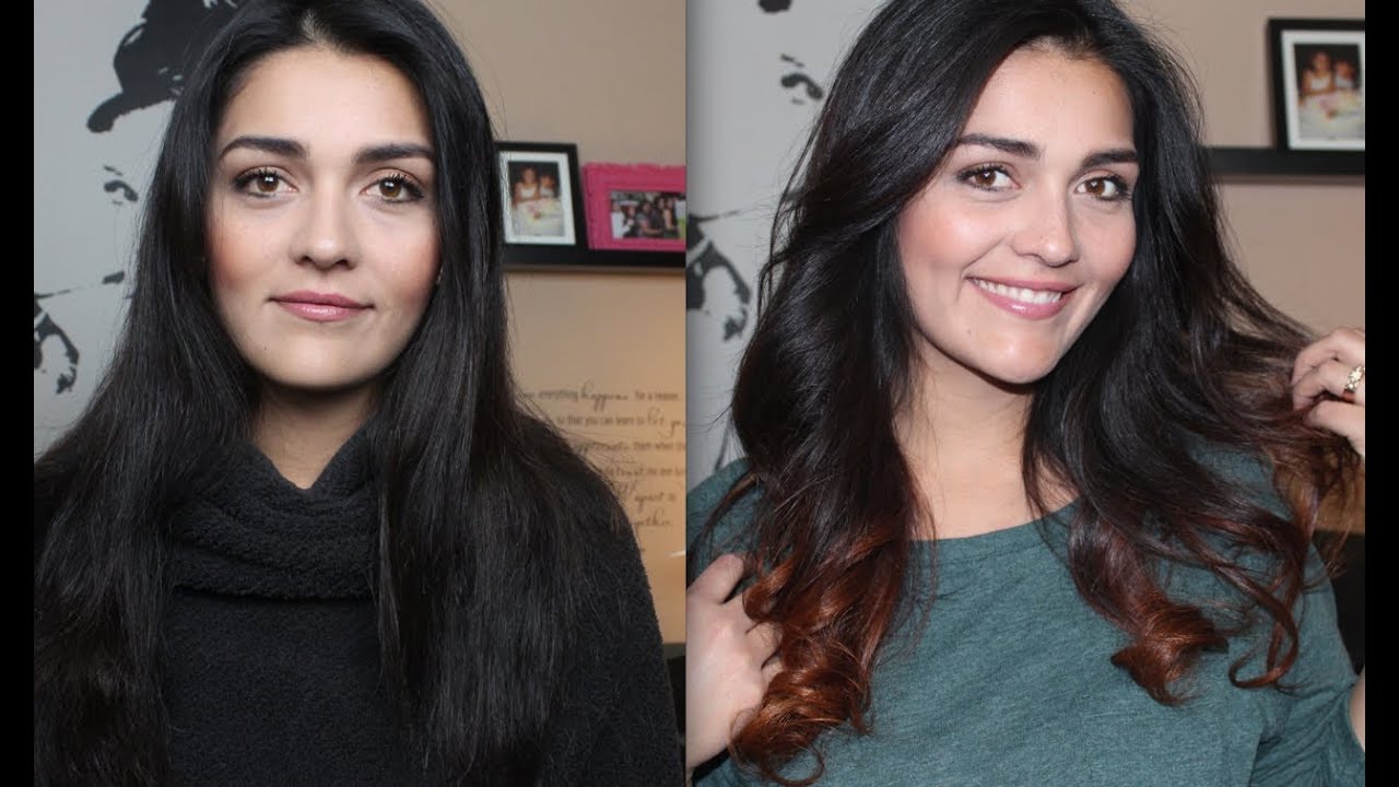 Diy Ombre Hair Tutorial On My Twin S Hair Youtube