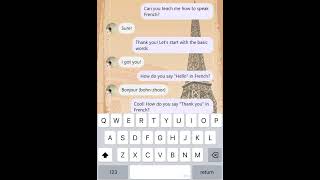 Learning French with my Friend (P1) #hellotalkfriend #languagepartner #foryou #languagelearning