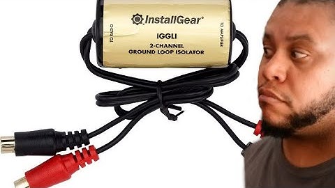 FIXED* Car audio buzz/Alternator whine Ground loop isolator