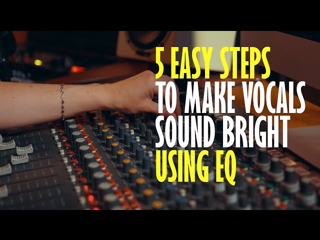 How To Use EQ Section on Analogue Mixer To Make Vocals Bright And Clear class=