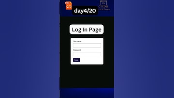 4/20 days challenge of coding | Log In form| HTML |#login_form # #html #new #animation #coding #css