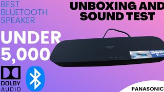 PANASONIC SC-HTB200 Soundbar unboxing and sound test / best bluetooth speaker with dolby audio