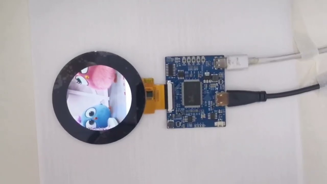 Small round 2.1 inch tft lcd display 480x480