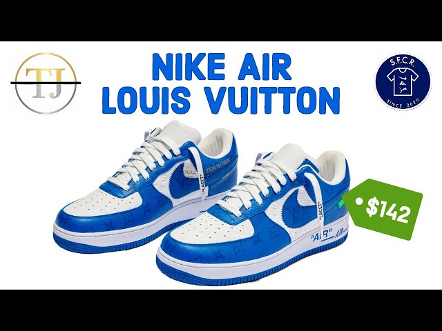 $150,00?! Louis Vuitton x Nike Air Force 1 Damier Azur (Review) Legit Check  Guide 