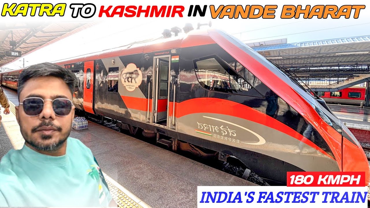 Katra to Kashmir | shri mata vaishno devi katra to Srinagar Vande Bharat express |journey experience