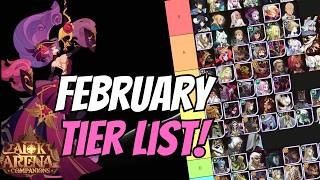February Tier List | AFK Arena Companions
