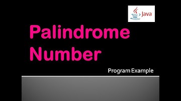 Palindrome Number Java Program Example | ICSE Class 10