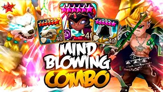 WTF LUSHA+VIVACHEL+CONRAD Combo DEMORALISES Enemies in Summoners War