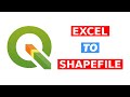 Convert Excel Data to Shapefile with QGIS Software