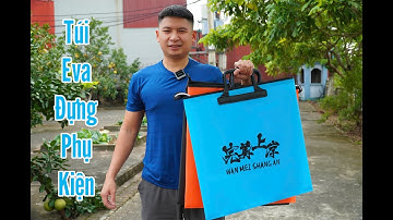 túi đựng rọng evar . túi đựng cá đựng phụ kiện cao su non rất cao cấp