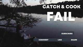 CATFISH CATCH & COOK FAIL!!! (Plus Bass Fishing)