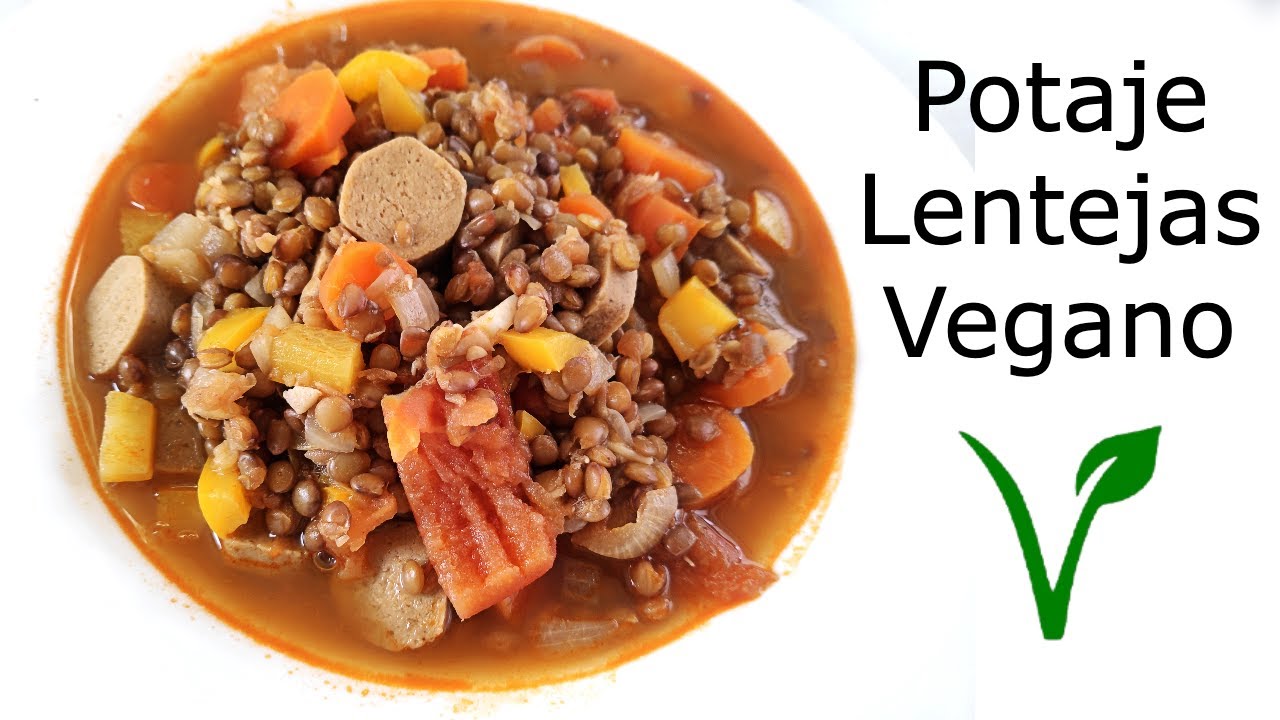 Receta potaje de lentejas vegetarianas | Cocina