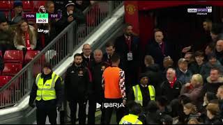Ronaldo has gone inside the tunnel before the end of the game Vs TOTTENHAM