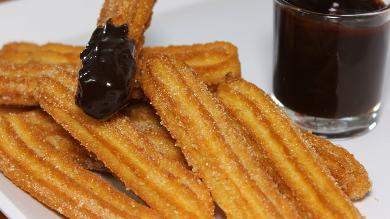 Eggless Churros Easy Recipe | Churros With Chocolate Sauce | How to make Churros | Kanak