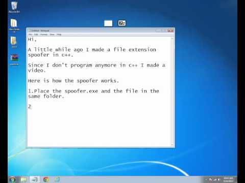 File extension spoofer Project c++ Download