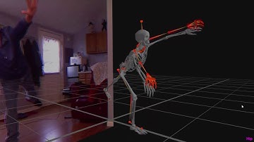 Making VR Animations with 1 Kinect Mocap