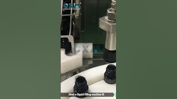 30ml E-Liquid Filling Machine | Automatic Bottle Filling and Capping Line for Vape Juice