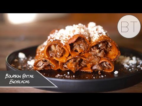 Bourbon & Guajillo Oxtail Enchiladas