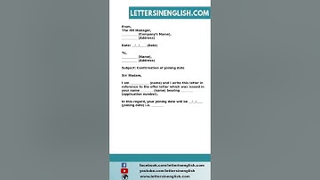 Request Letter to Employee for Joining Date Confirmation
