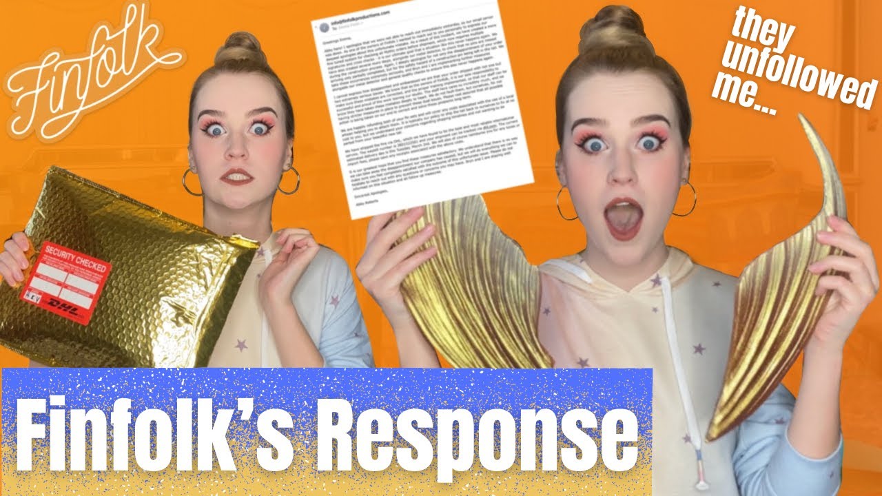 Finfolk Productions Response... Unboxing Silicone Mermaid Fins