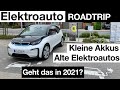 Alte Elektroautos: kleiner Akku, große Reise? Roadtrip